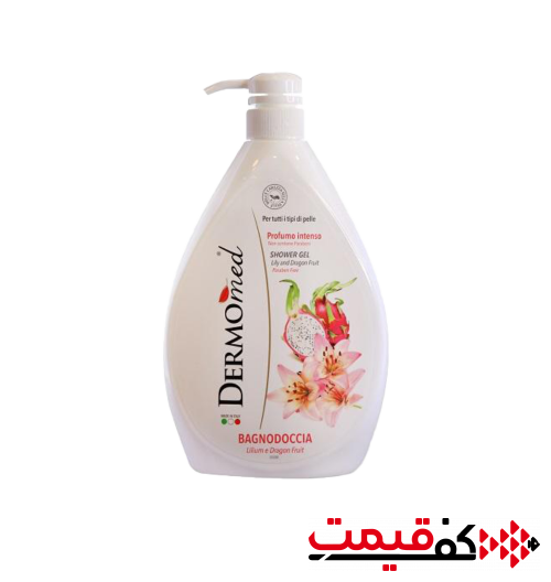 شامپو بدن درمومد گل سوسن و میوه اژدها 1,000میلیلیتر