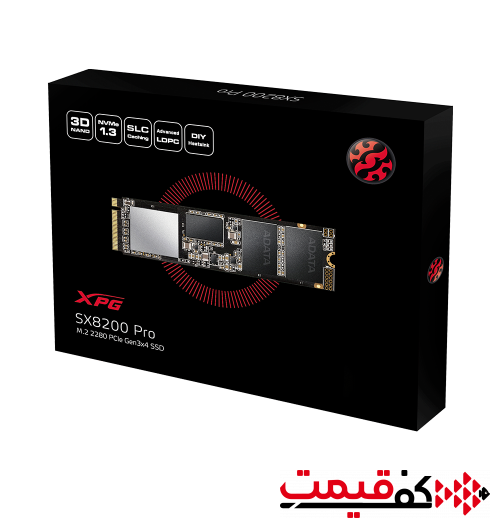 حافظه SSD ای دیتا M.2 SX8200Pro 256 گیگابایت