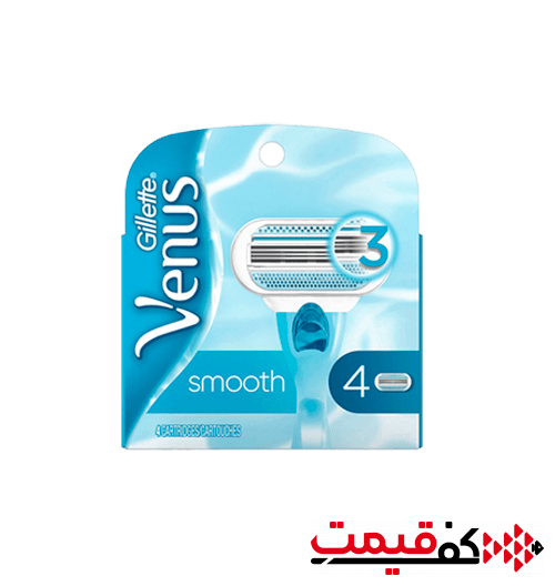تیغ-یدک-ژیلت-smooth-مخصوص-بانوان-4-عددی