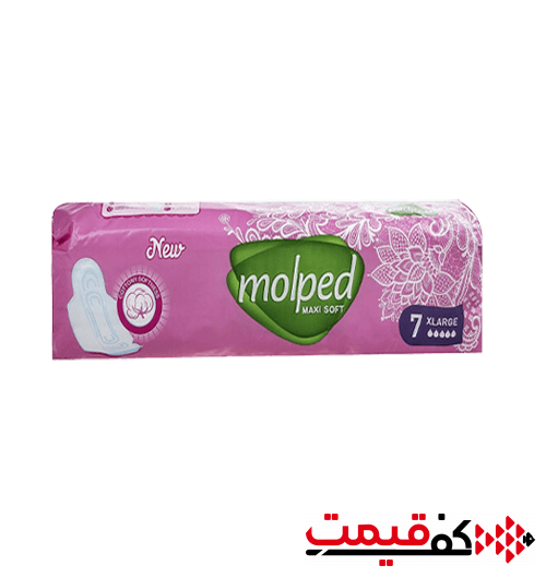 نوار-بهداشتی-خیلی-بزرگ-مولپد-پنبه-ای-ضخیم-7-عددی