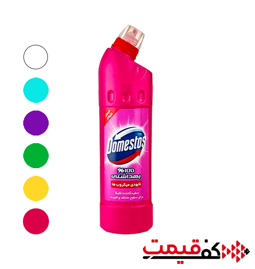 سفید کننده دامستوس غلیظ 750میلیلیتر در 6 رنگ مختلف