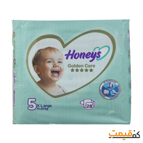 پوشک بچه هانیز سایز 5 28 عددی