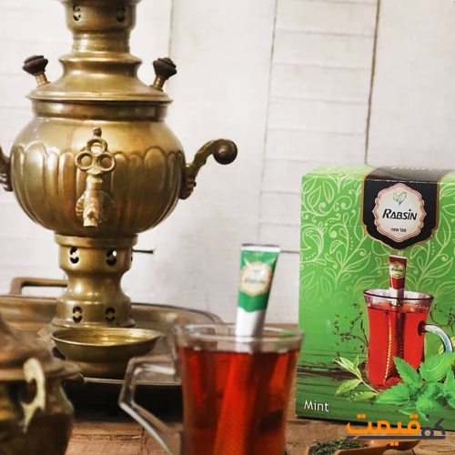 چای سیاه ساشه ای با طعم نعنا رابسین بسته 15 عددی