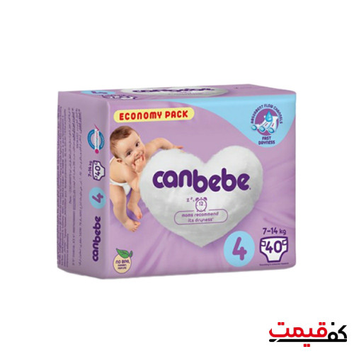 پوشک کودک جان به به سایز 4 مدل jumbo paket 40 عددی