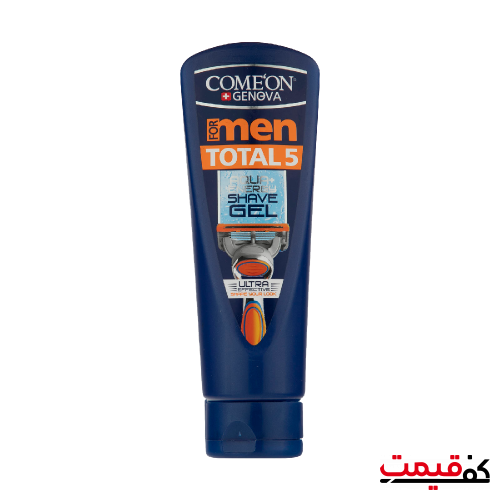 ژل اصلاح ریش کامان مدل total 5 200میلیلیتر