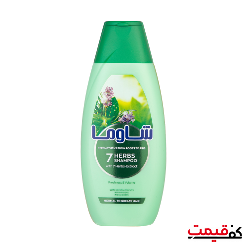 شامپو مو شاوما مدل 7Herbs 400 میلی‌لیتر