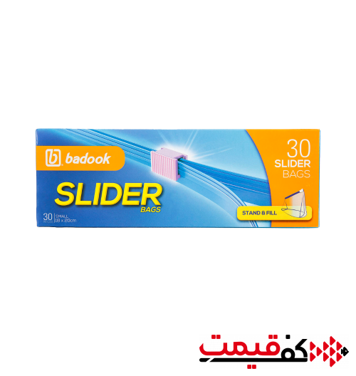 کیسه زیپ دار بادوک اسلایدر 18×20 بسته 30 عددی
