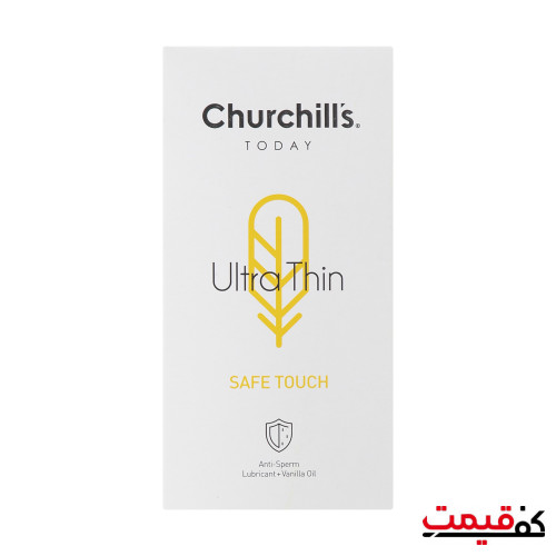کاندوم چرچیلز مدل Ultra Thin بسته 12 عددی