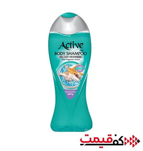 شامپو بدن آبی اکتیو حاوی ویتامینE و B5 (400میلیلیتر)