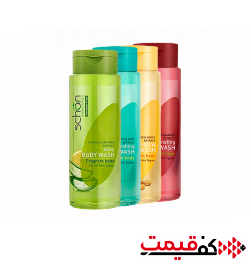 شامپو بدن شون 420میلی‌لیتر در 4 عصاره مختلف