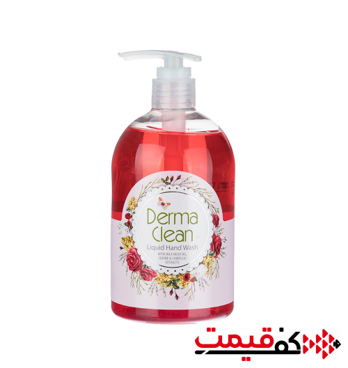 مایع دستشویی صدفی درماکلین عناب و کاملیا 500میلیلیتر