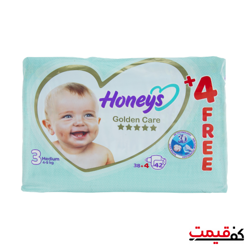 پوشک بچه هانیز سایز 3 42 عددی