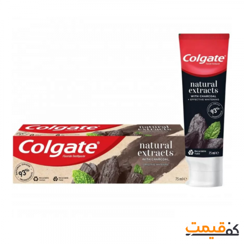 خمیر دندان کلگیت مدل Avec Charbon سری Extraits Naturels (75 میلی لیتر)