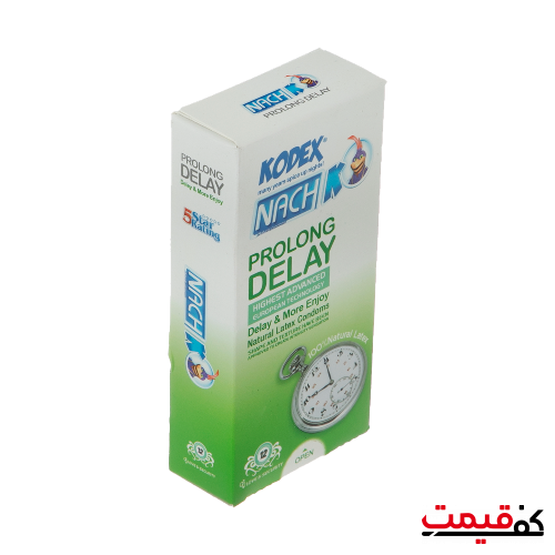 کاندوم کدکس مدل Prolong Delay بسته 12عددی