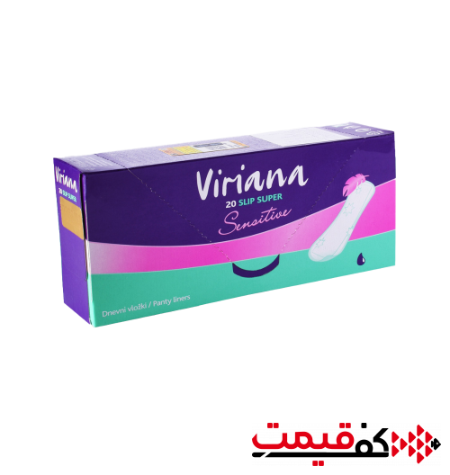 پد روزانه ویریانا پوست حساس 20 عددی