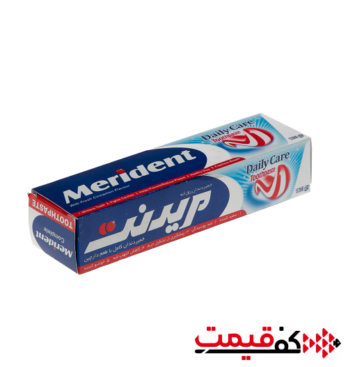 خمیر دندان سفید کننده مریدنت Daily Care دو رنگ 130گرم