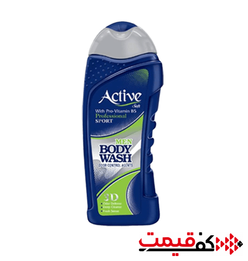 شامپو بدن اسپرت اکتیو مخصوص آقایان آبی 400میلی‌لیتر