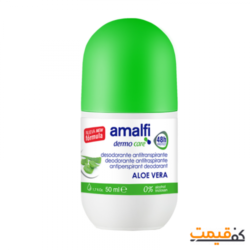 رول ضد تعریق آمالفی مدل Aloe Vera 50 میلی لیتر