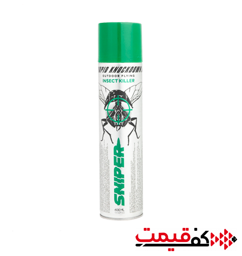 اسپری حشره کش اسنایپر سبز 400 میلیلیتر