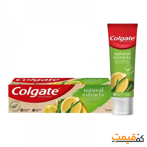 خمیردندان کلگیت مدل Oleo De Limao سری Extraits Naturels (75 میلی لیتر)