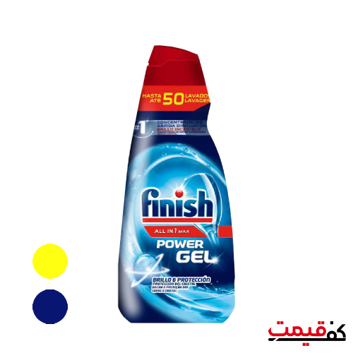 ژل ماشین ظرفشویی فینیش 1000میلی‌لیتر در 3 مدل مختلف