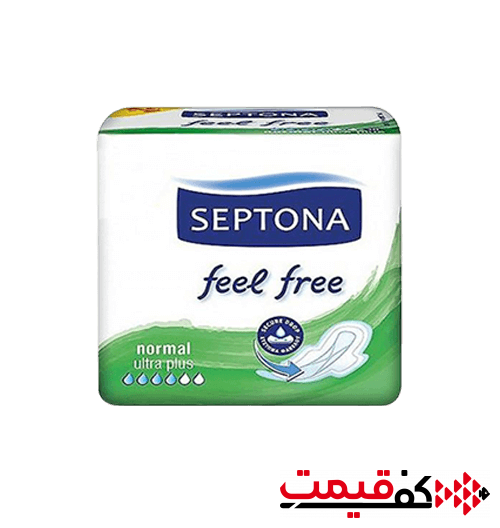 نوار بهداشتی تاشده متوسط سپتونا Feel Free (10 عددی)