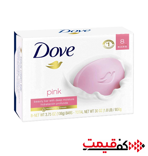 صابون داو pink مخصوص پوست خشک و حساس 100گرم