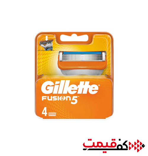 تیغ یدک ژیلت مدل Fusion 5 مخصوص آقایان 4 عددی