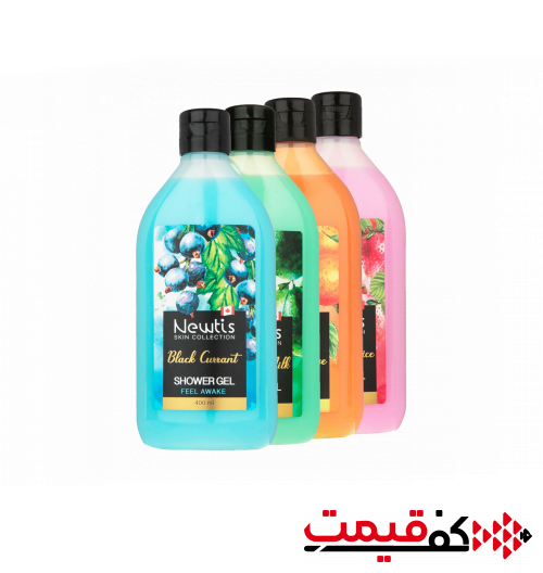 شامپو بدن کرمی نیوتیس 400میلی‌لیتر در 4 عصاره مختلف