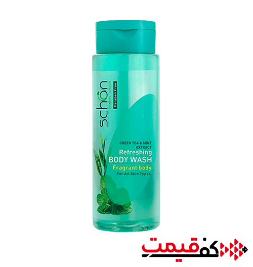 شامپو بدن چای سبز و نعناع شون 420میلی‌لیتر