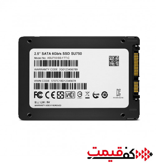 حافظه SSD ای دیتا ADATA SU750 1 ترابایت