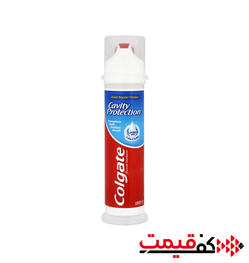 خمیر دندان کلگیت Cool Stripe پمپی 100 میلی‌لیتر