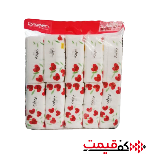 دستمال کاغذی اقتصادی بروفه 200برگ2لا 10 عددی