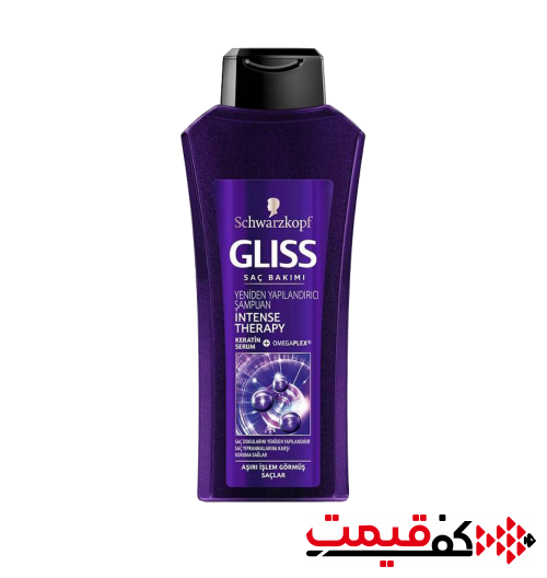 شامپو تقویت کننده مو گلیس مخصوص موهای آسیب دیده 525 میلی‌لیتر