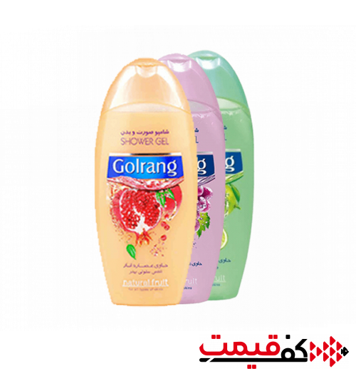 شامپو بدن گلرنگ 400میلی‌لیتر در 3 عصاره مختلف