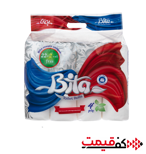 دستمال-توالت-بی-تا-رول-4لا-24عددی