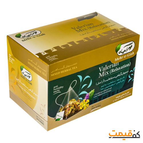 دمنوش گیاهی سنبلطیب مهرگیاه بسته 14 عددی