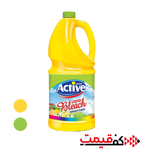 تمیز کننده و سفید کننده اکتیو 4,000میلی‌لیتر