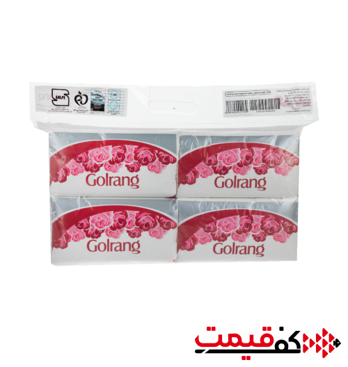 دستمال-کاغذی-250-برگ-گلرنگ-Flower-250برگ2لا-بسته-4-عددی