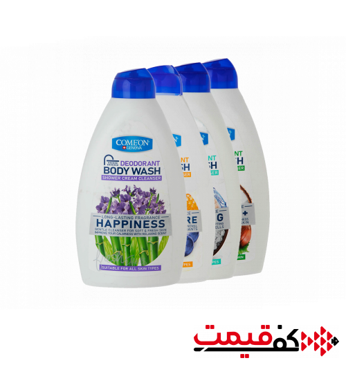شامپو بدن کامان 510میلیلیتر در 4 مدل مختلف