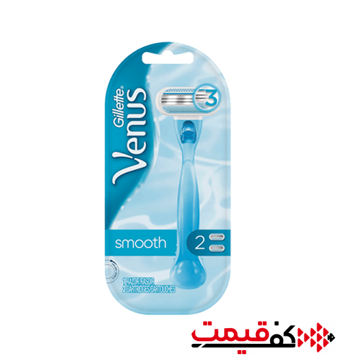 خود تراش ونوس Venus Smooth مخصوص بانوان به همراه 2 سری یدک