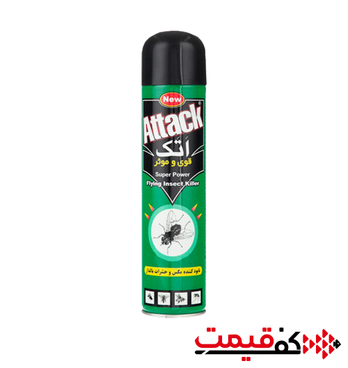 اسپری حشره کش اتک سبز 400 میلیلیتر
