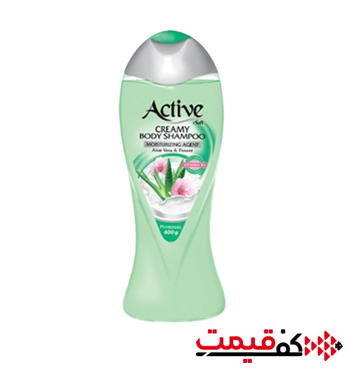 شامپو بدن آلوئه ورا اکتیو کرمی 400میلی‌لیتر