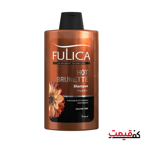 شامپو تثبیت کننده رنگ مو فولیکا مدل HOT BRUNETTE 400 میلی لیتر