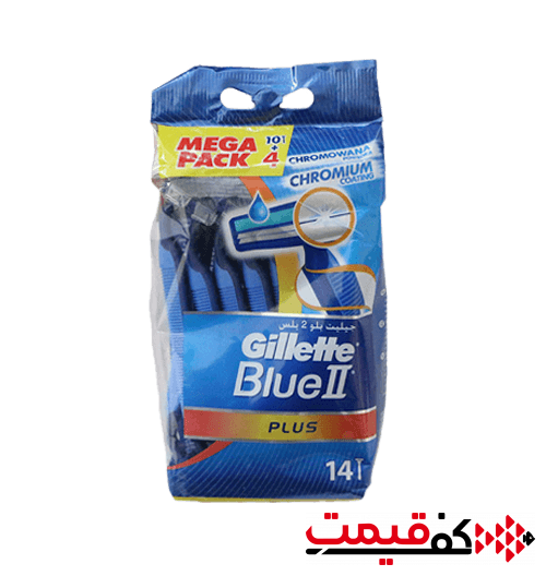 خودتراش-Blue2plus-ژیلت-14عددی