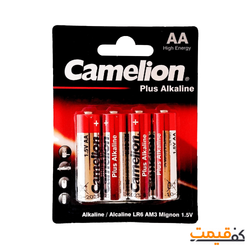 باتری قلمی کملیون مدل Plus Alkaline بسته 4 عددی